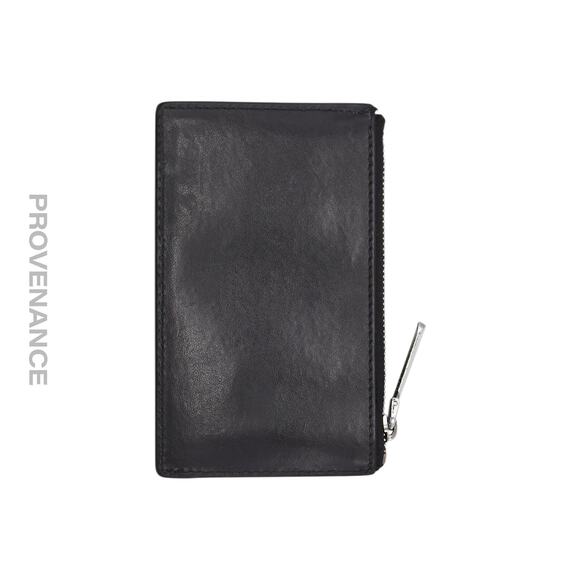 🔴 BURBERRY LONDON ENGLAND Zip Card Holder Wallet - Black - Picture 3 of 9